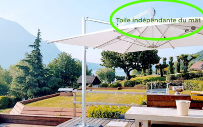 Découvrez la vérité sur la résistance au vent des parasols déportés !
